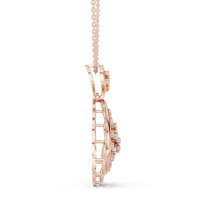Pear Lab Grown Diamond Pendant