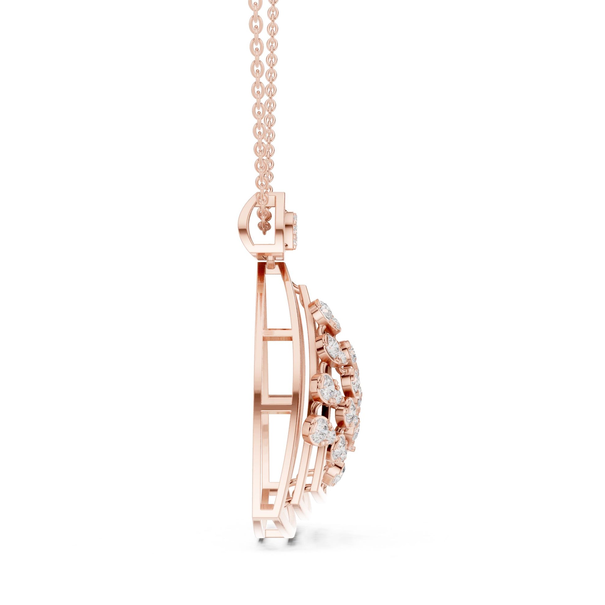 Pear Lab Grown Diamond Pendant