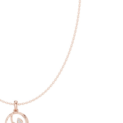 Pear Lab Grown Diamond Pendant