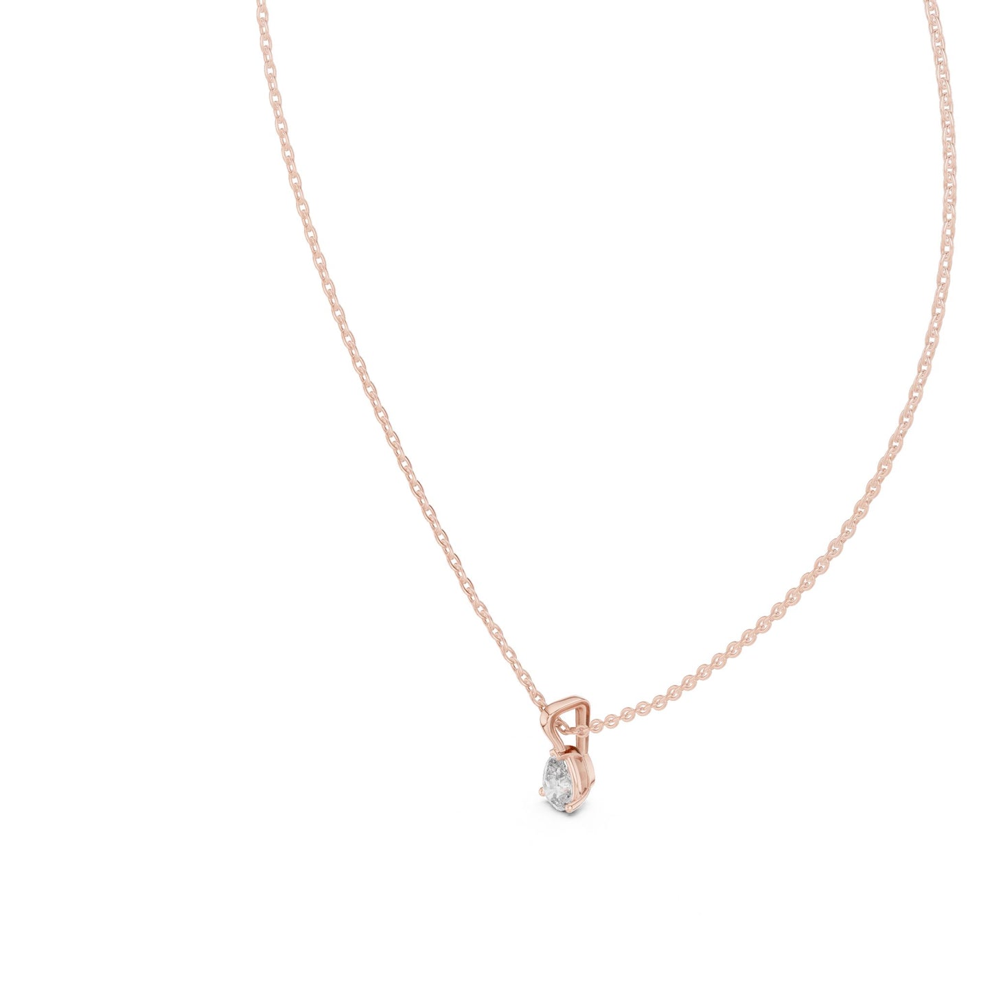 Pear Lab Grown Diamond Pendant