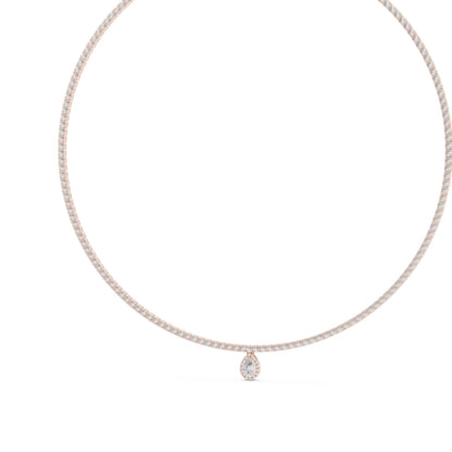Pear Lab Grown Diamond Pendant