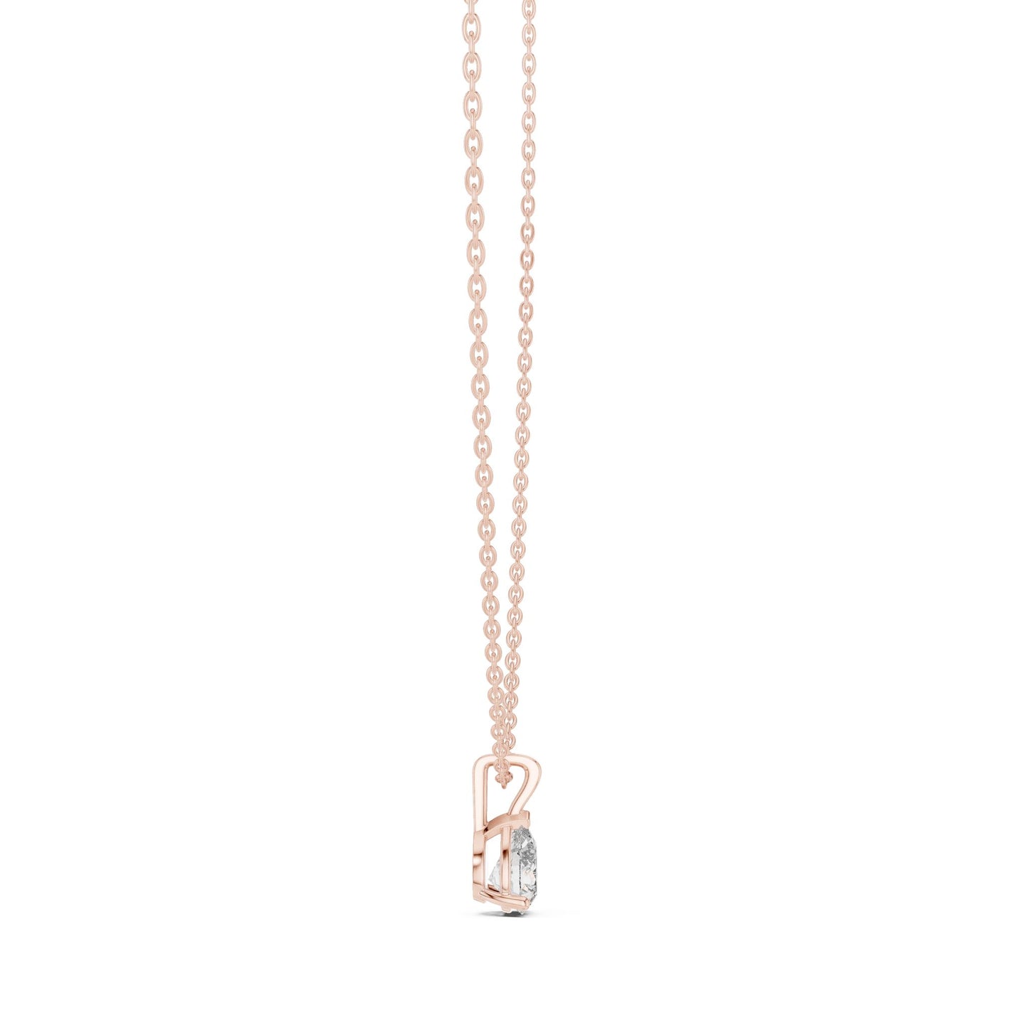 Pear Lab Grown Diamond Pendant