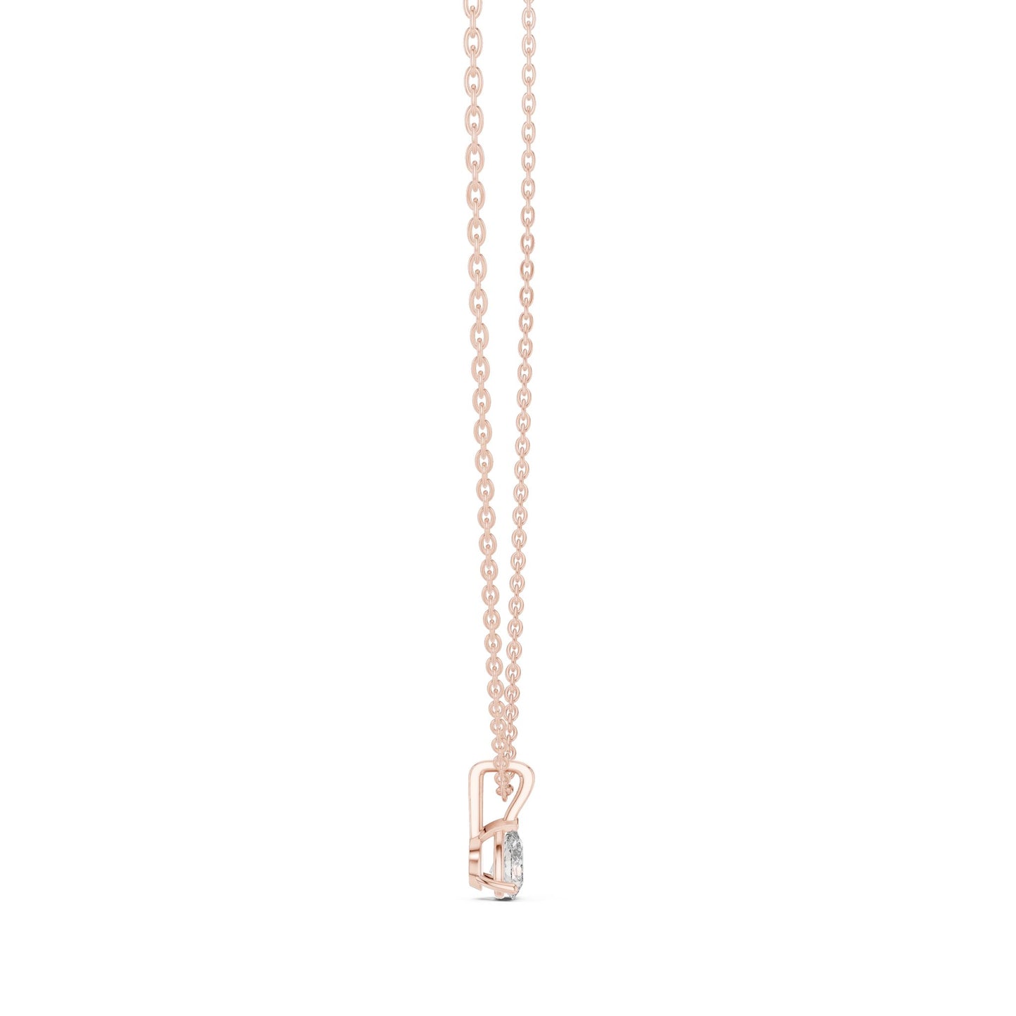 Pear Lab Grown Diamond Pendant