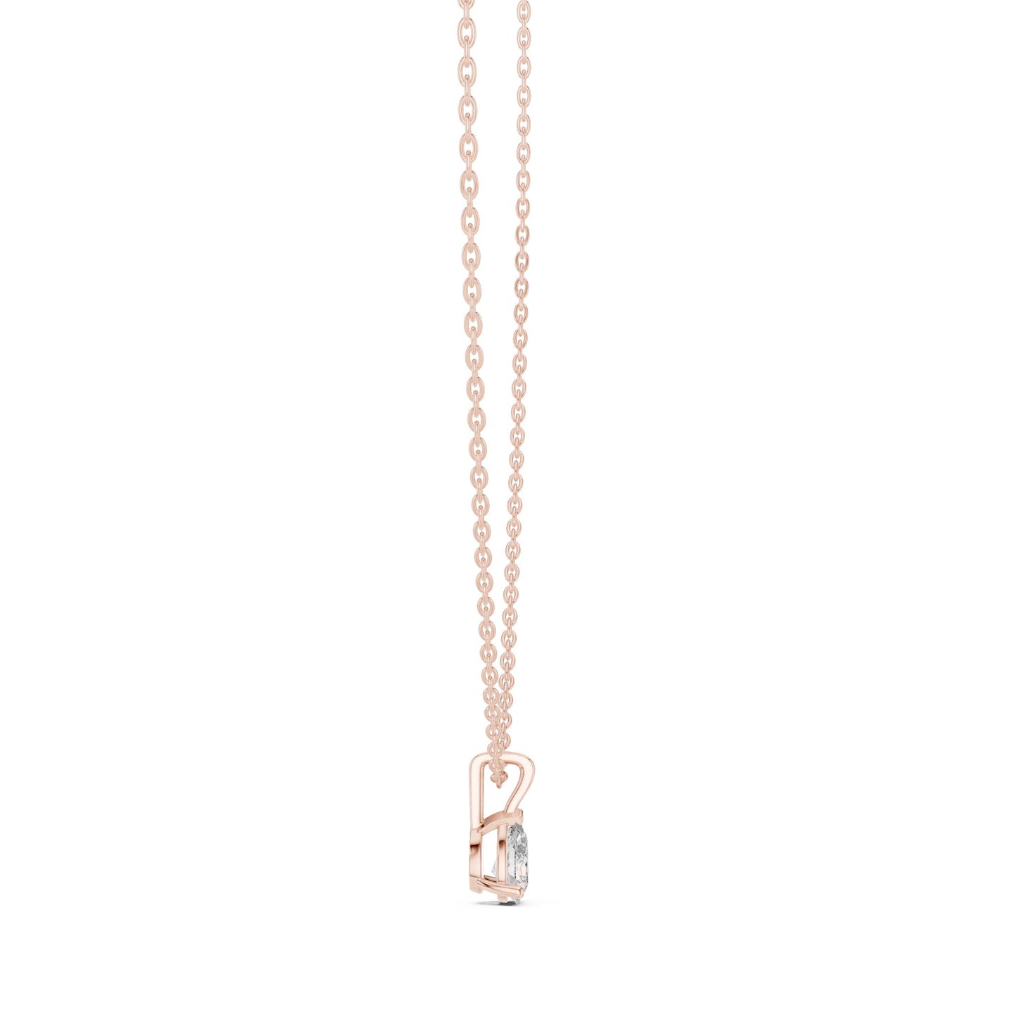 Pear Lab Grown Diamond Pendant