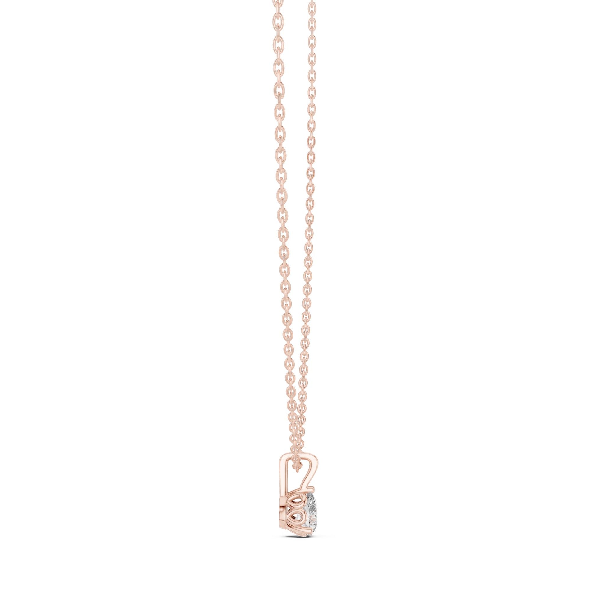Pear Lab Grown Diamond Pendant