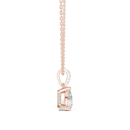 Pear Lab Grown Diamond Pendant
