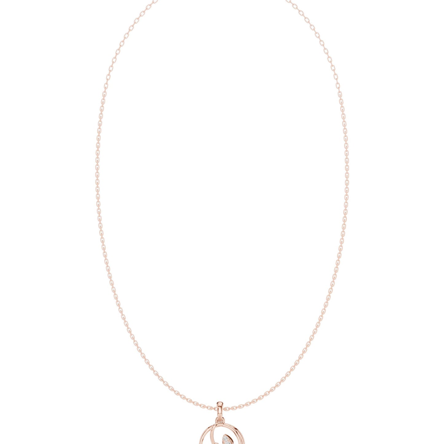 Pear Lab Grown Diamond Pendant