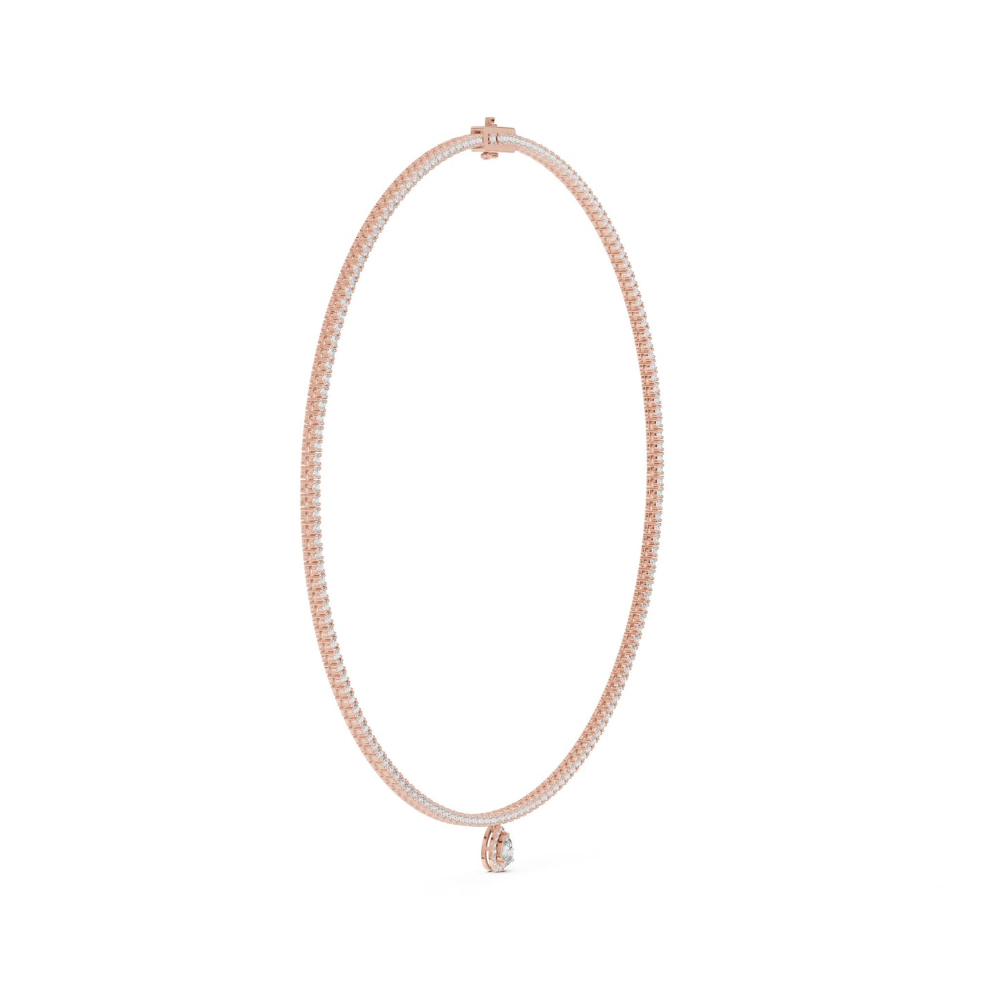 Pear Lab Grown Diamond Pendant