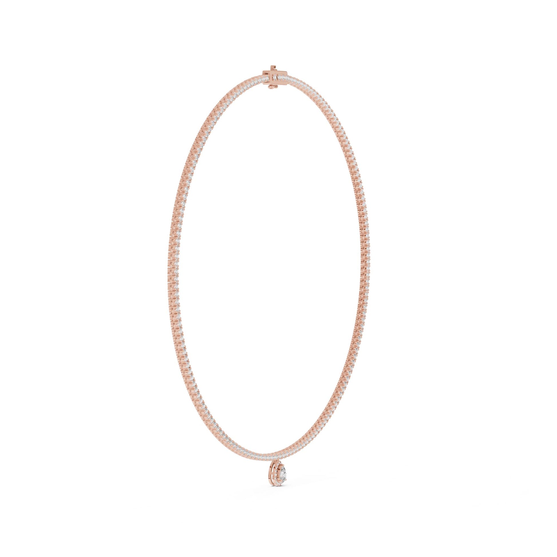 Pear Lab Grown Diamond Pendant