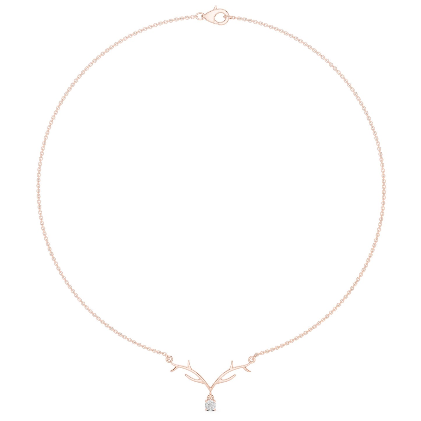 Pear Lab Grown Diamond Pendant