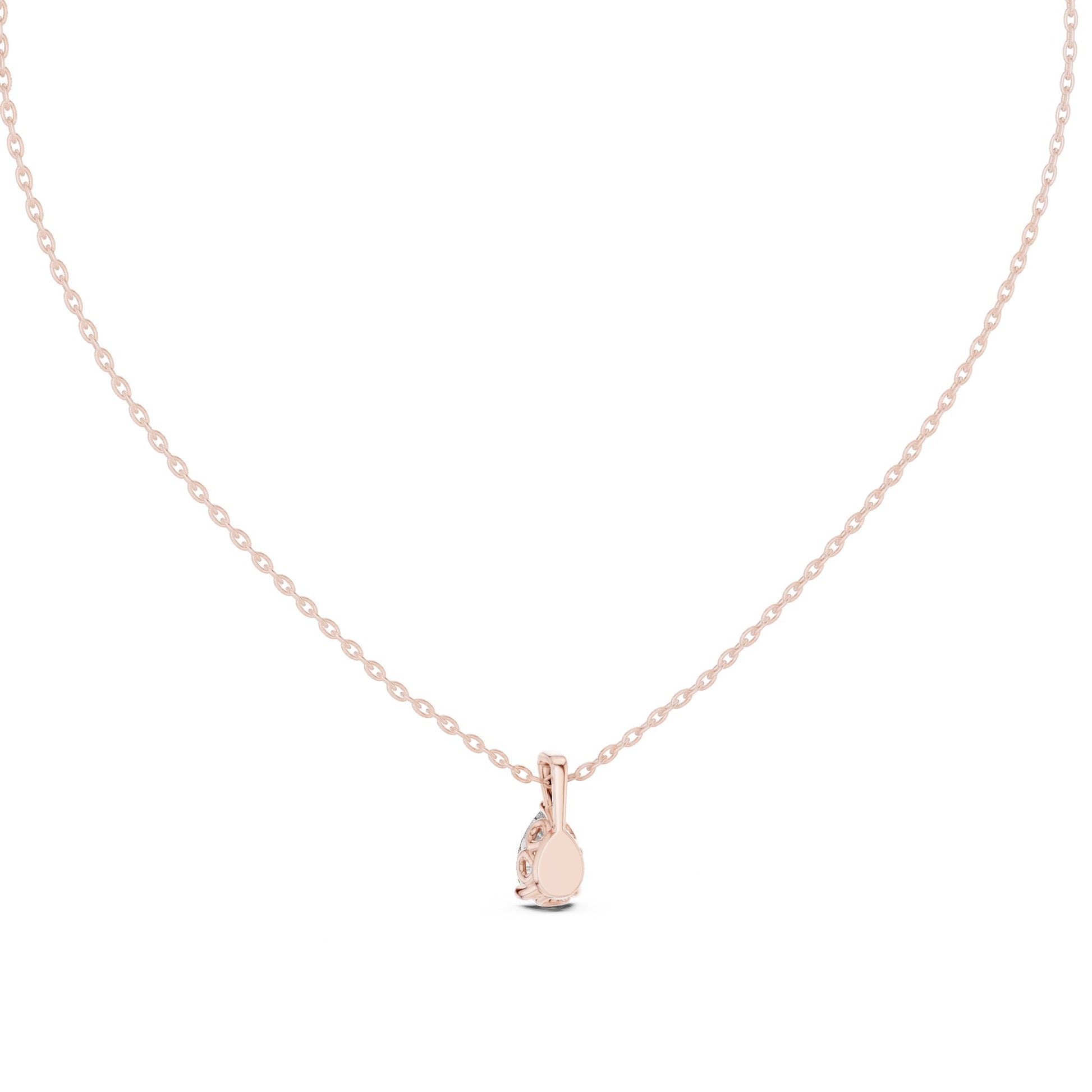 Pear Lab Grown Diamond Pendant
