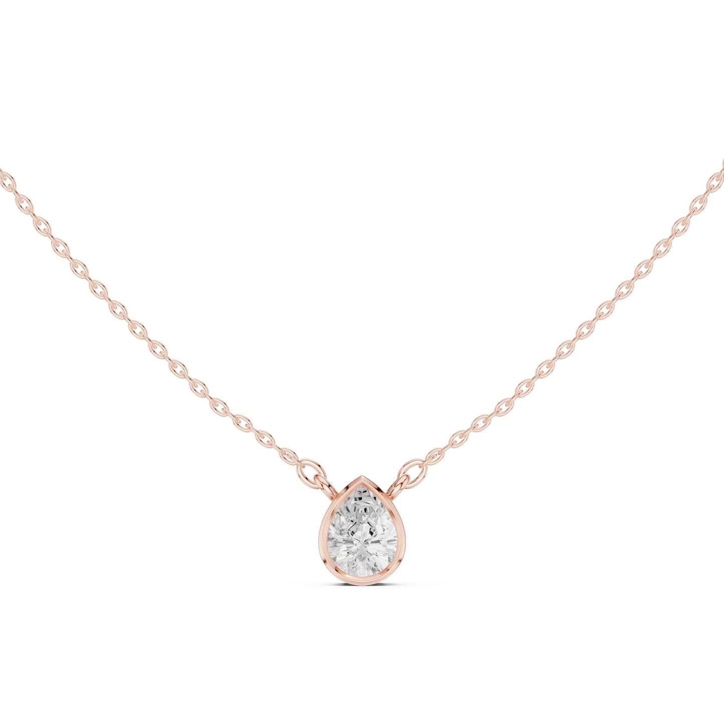 Pear Lab Grown Diamond Pendant