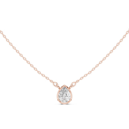 Pear Lab Grown Diamond Pendant