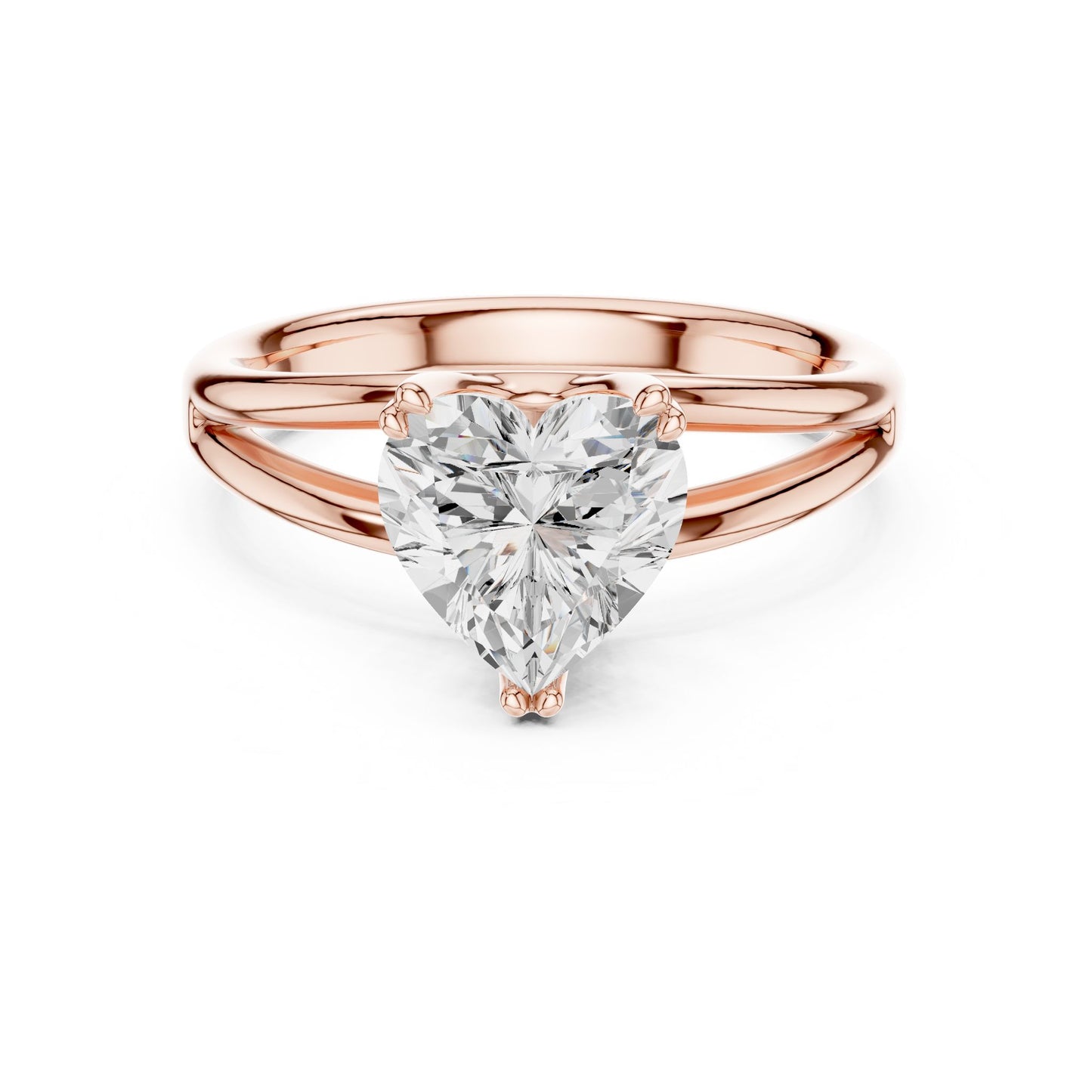 Pear Lab Grown Diamond Solitaire Engagement Ring