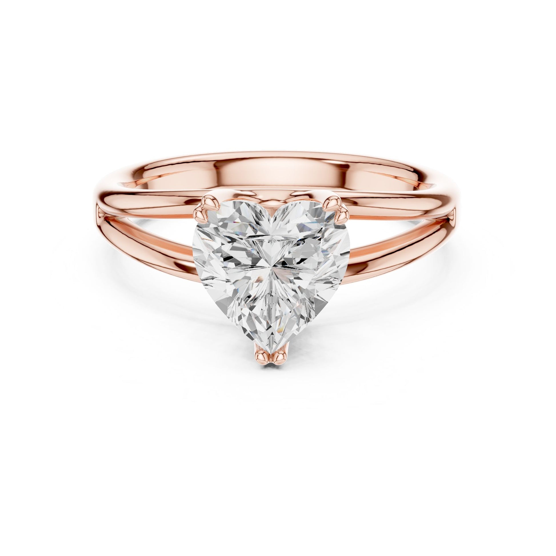 Pear Lab Grown Diamond Solitaire Engagement Ring