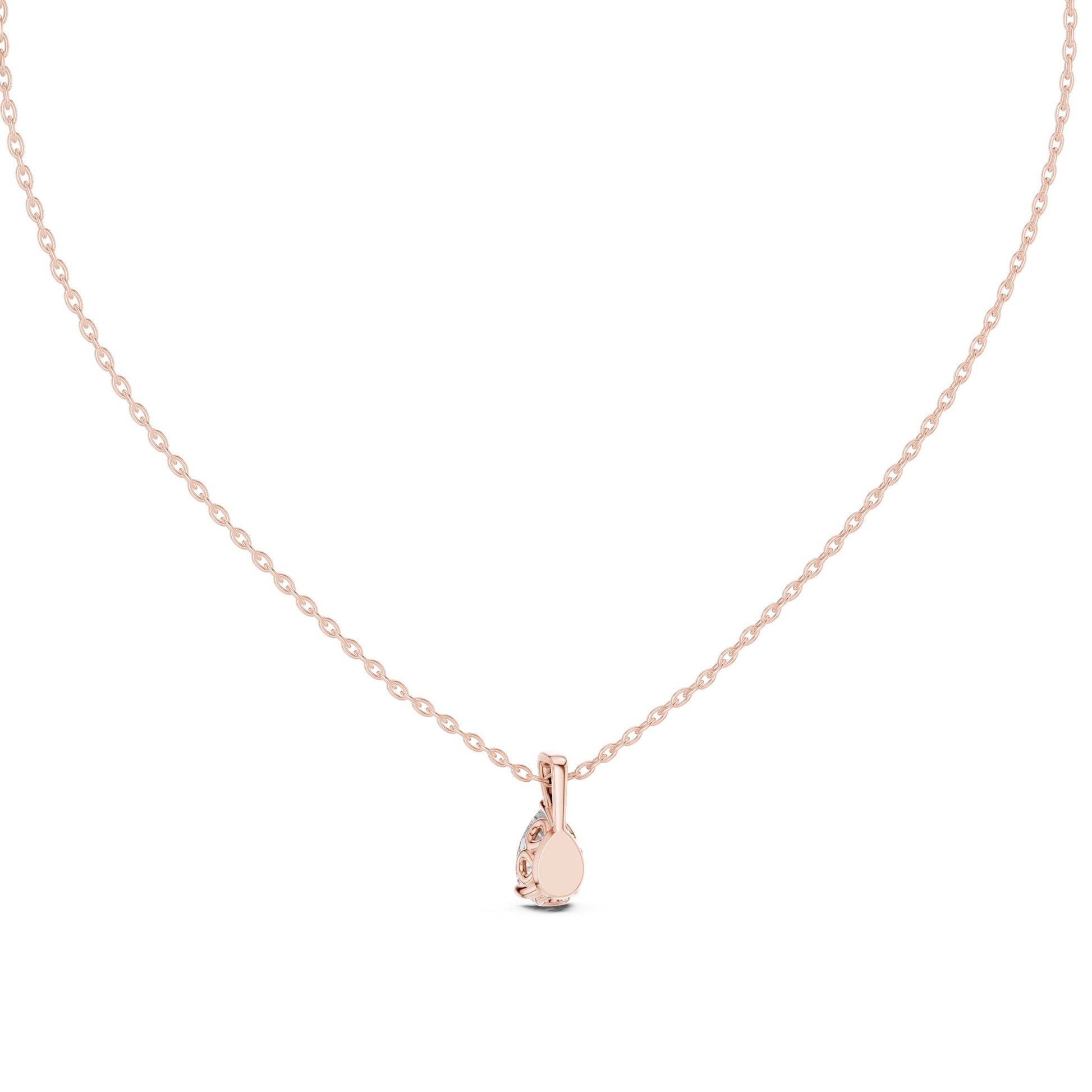 Pear Lab Grown Diamond Pendant