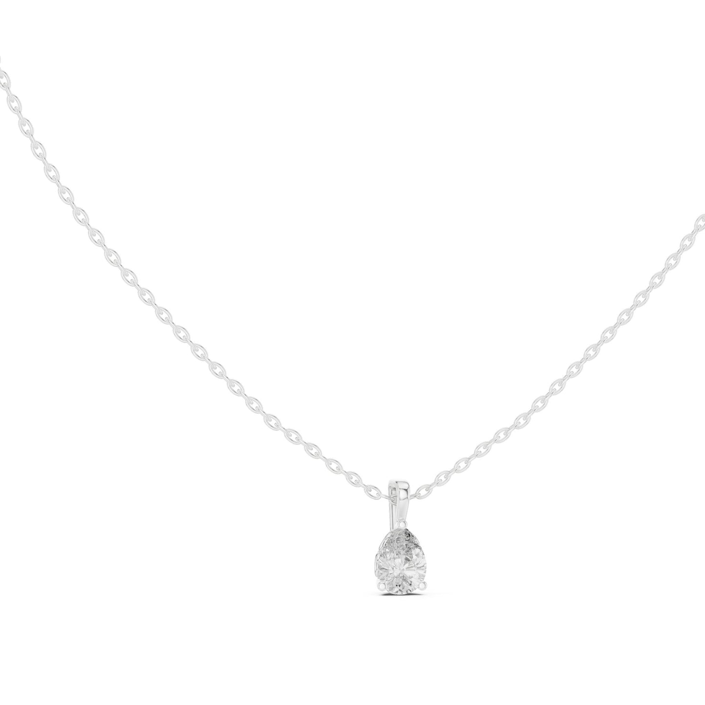 Pear Lab Grown Diamond Pendant