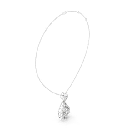 Pear Lab Grown Diamond Pendant