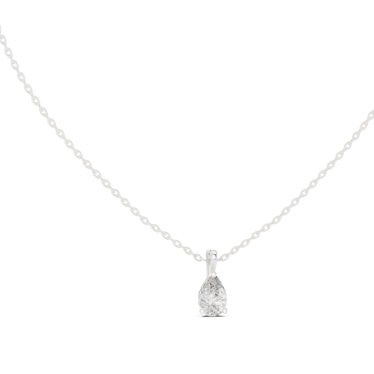 Pear Lab Grown Diamond Pendant