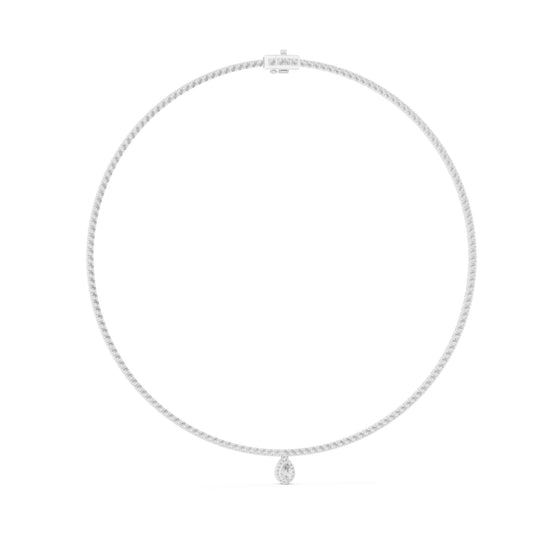 Pear Lab Grown Diamond Pendant