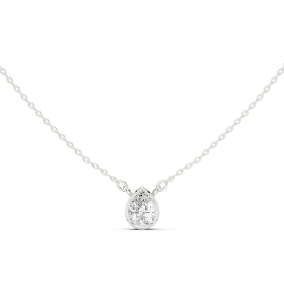 Pear Lab Grown Diamond Pendant