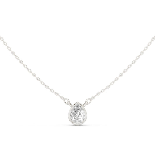 Pear Lab Grown Diamond Pendant