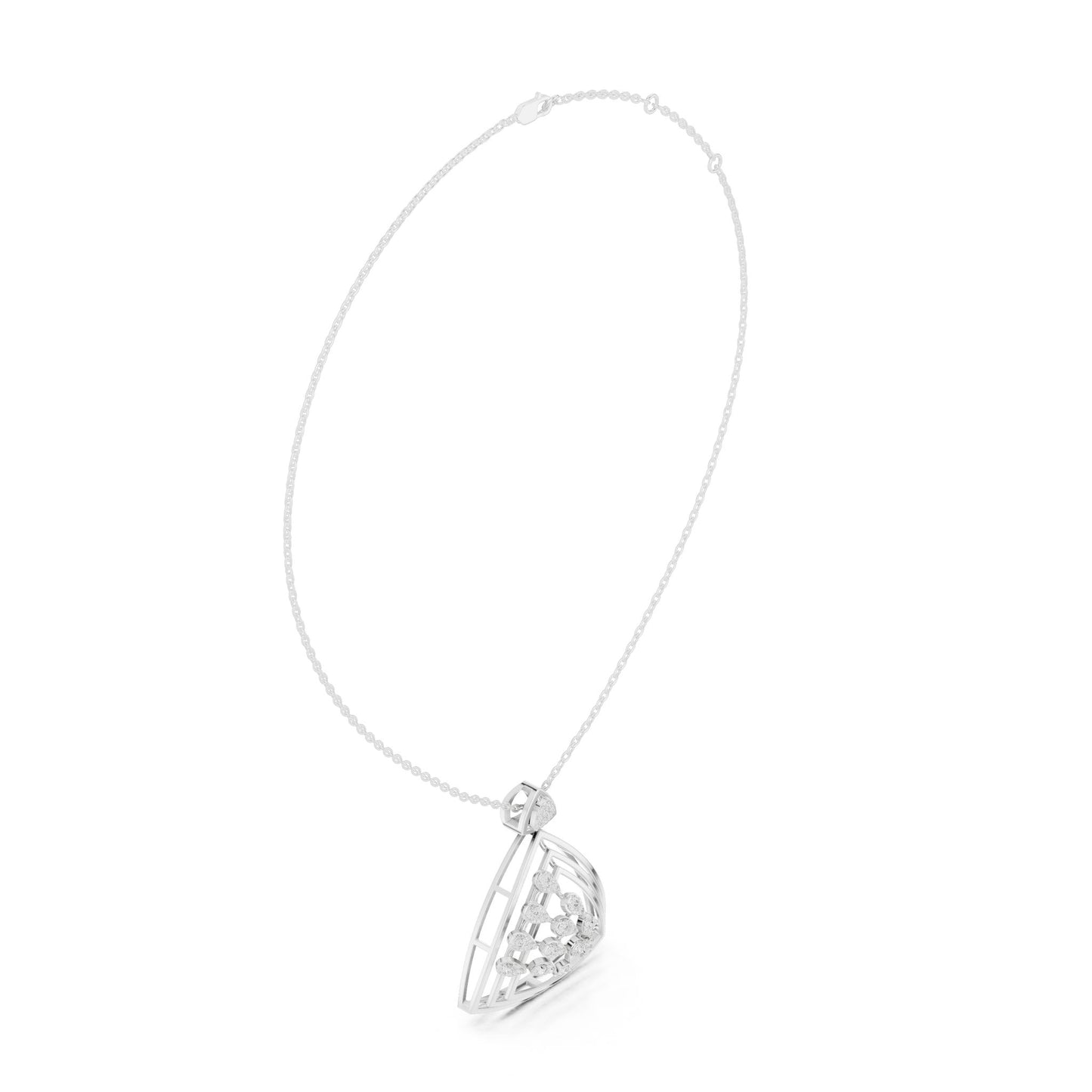 Pear Lab Grown Diamond Pendant