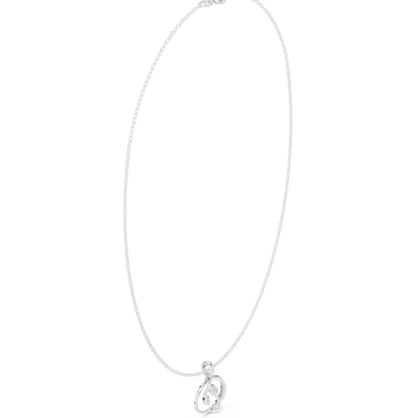 Pear Lab Grown Diamond Pendant
