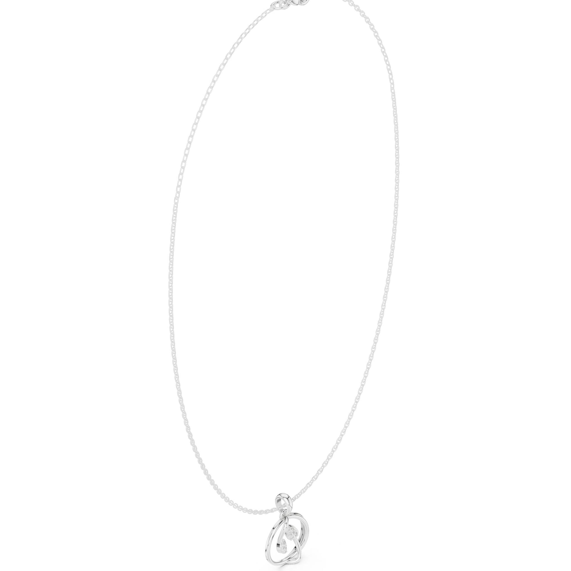 Pear Lab Grown Diamond Pendant