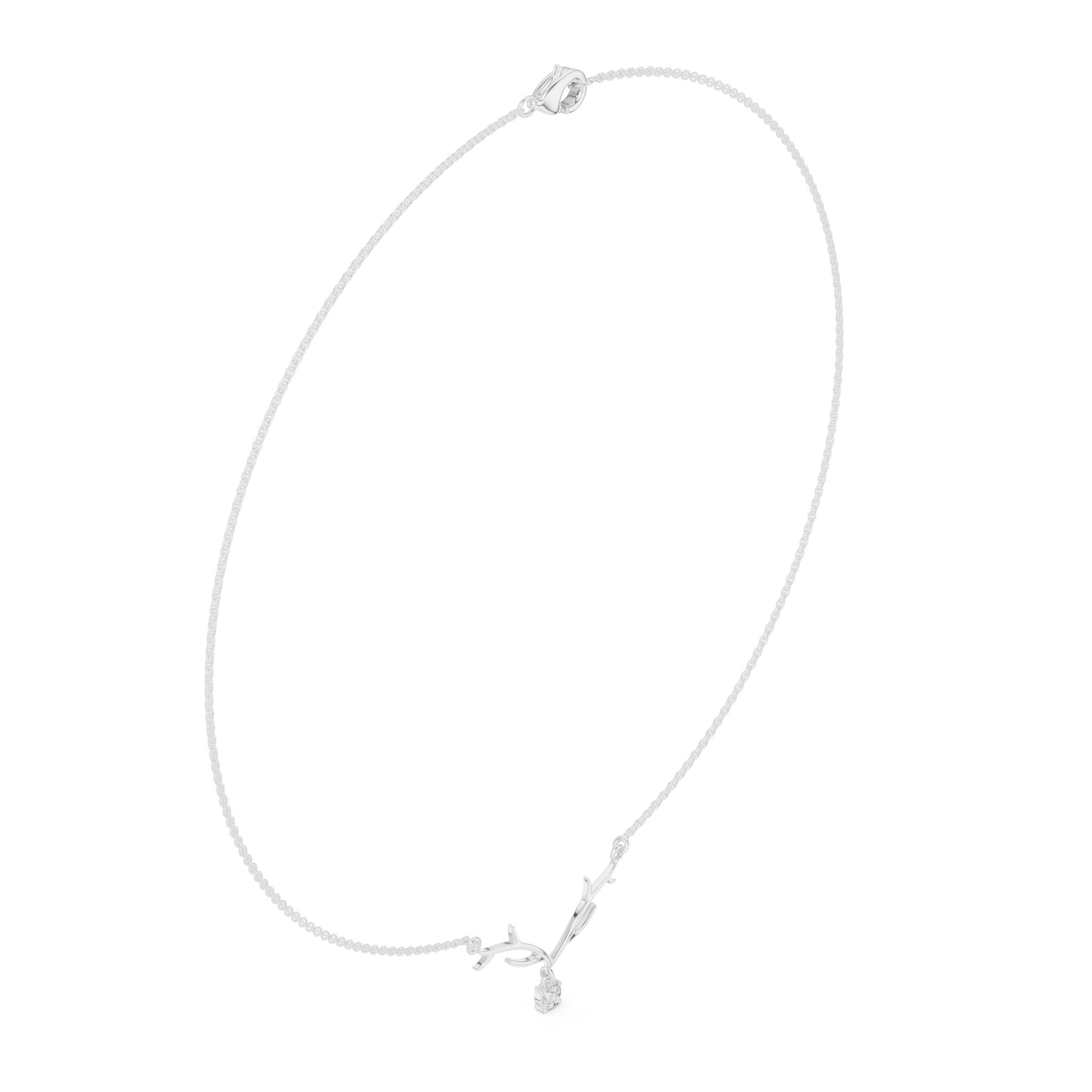 Pear Lab Grown Diamond Pendant