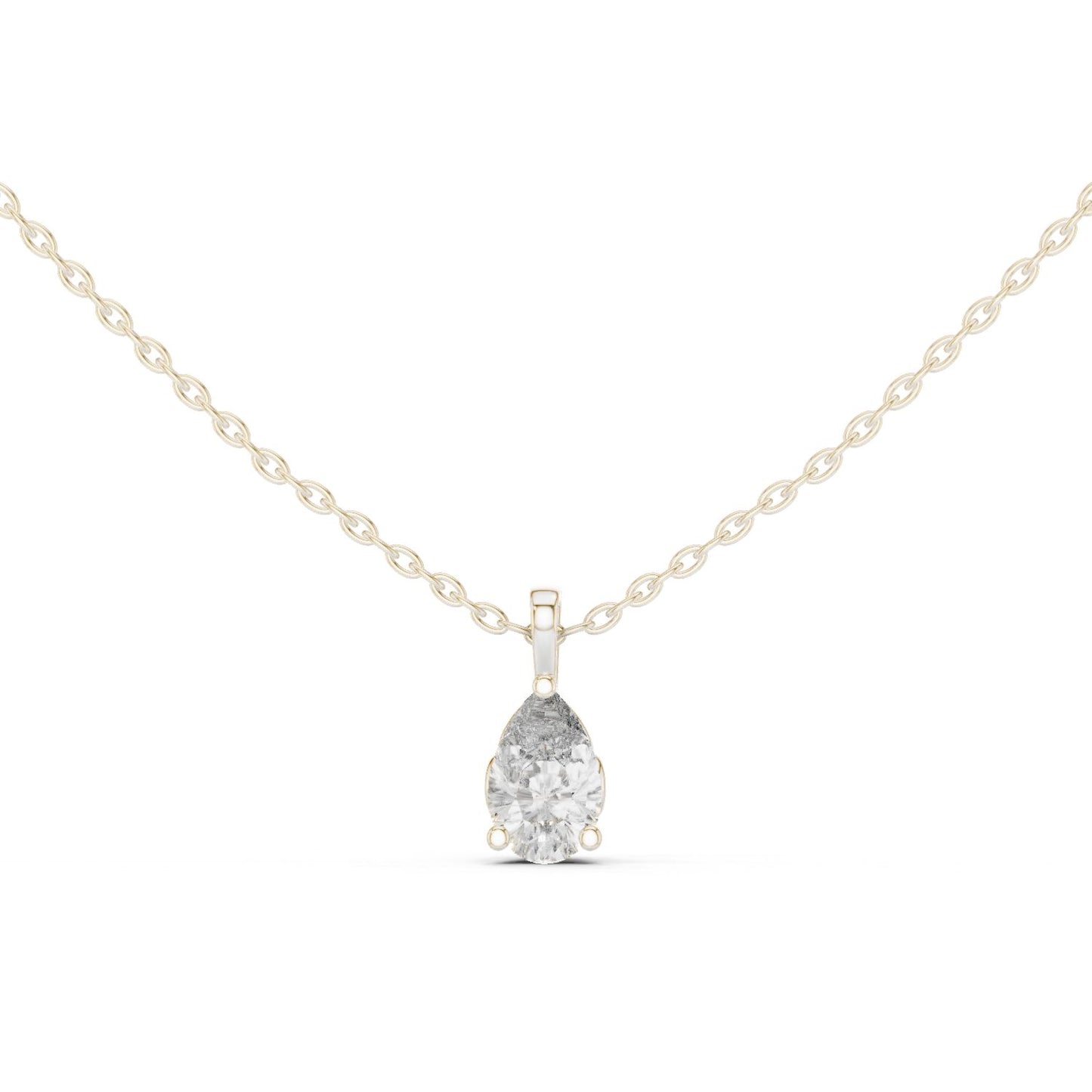Pear Lab Grown Diamond Pendant