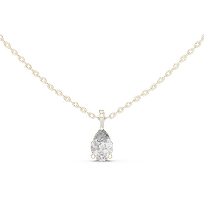 Pear Lab Grown Diamond Pendant