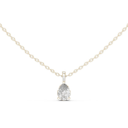 Pear Lab Grown Diamond Pendant