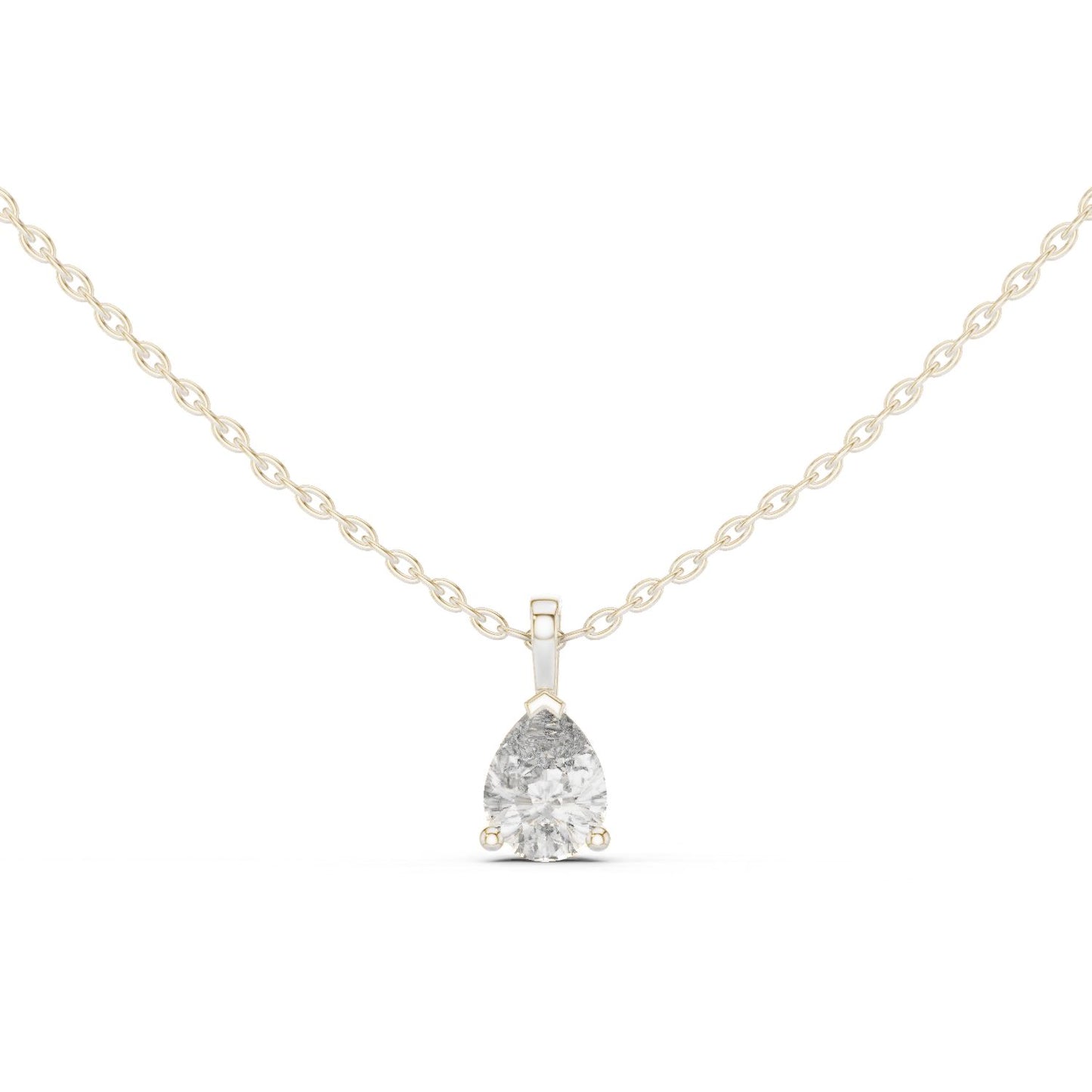 Pear Lab Grown Diamond Pendant