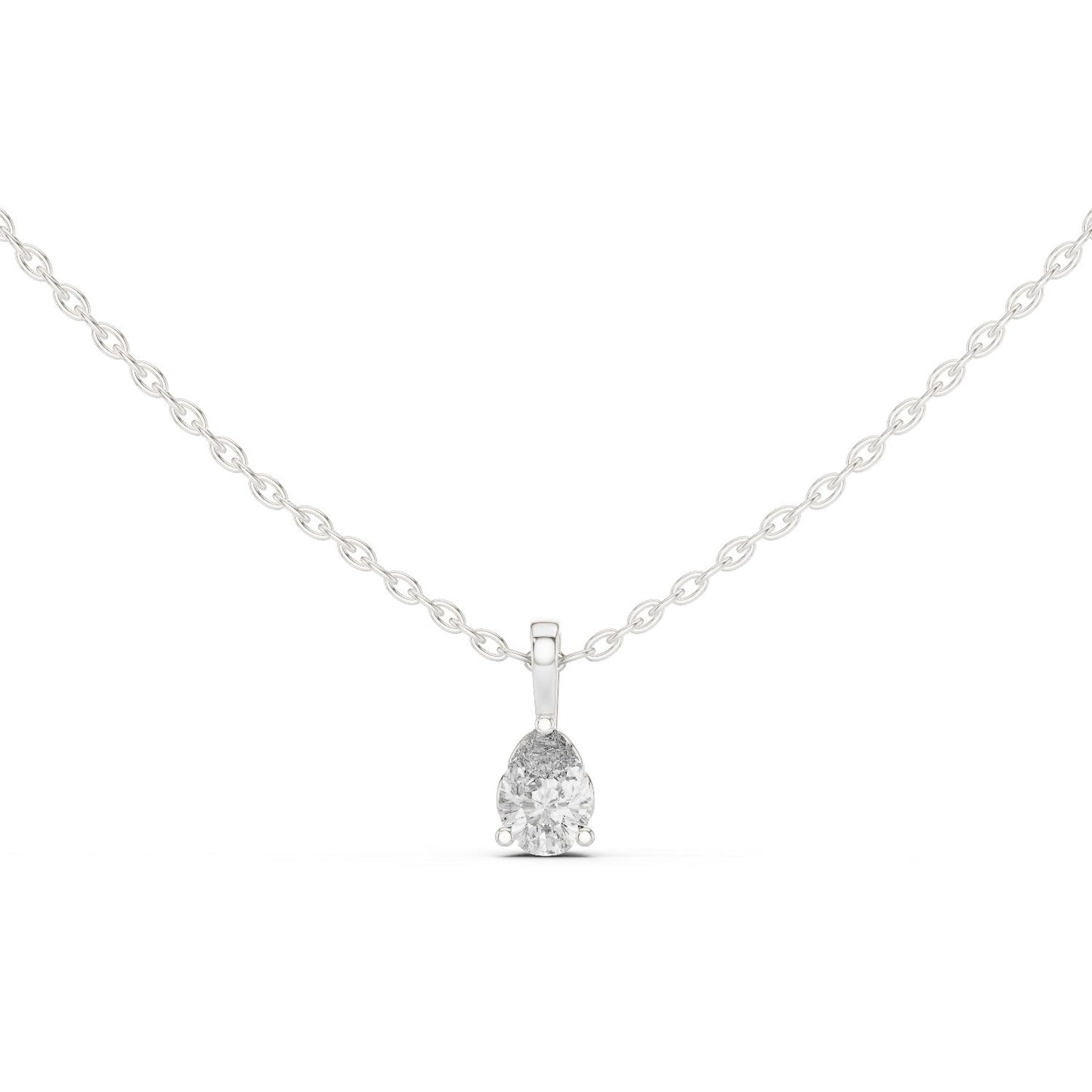 Pear Lab Grown Diamond Pendant