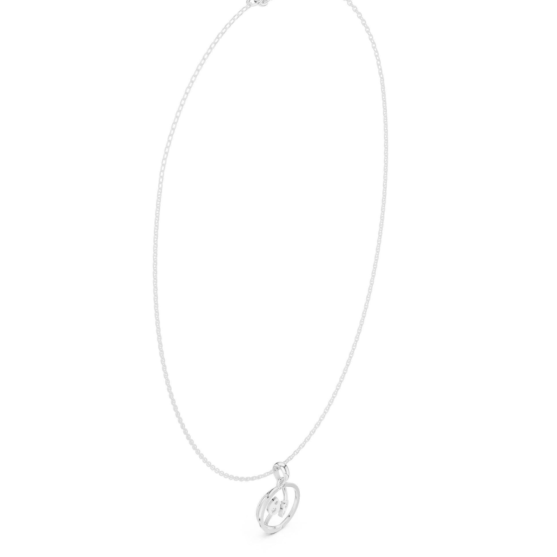 Pear Lab Grown Diamond Pendant