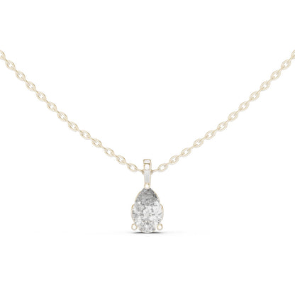 Pear Lab Grown Diamond Pendant