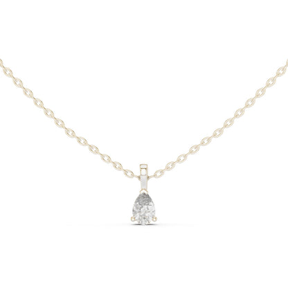 Pear Lab Grown Diamond Pendant