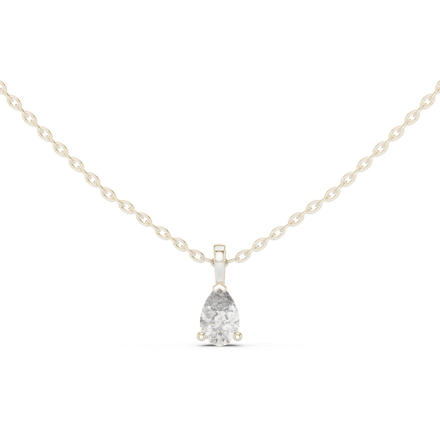 Pear Lab Grown Diamond Pendant