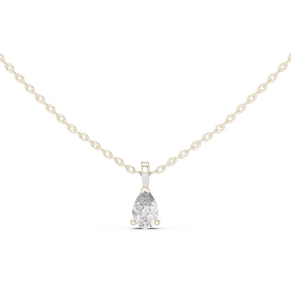 Pear Lab Grown Diamond Pendant