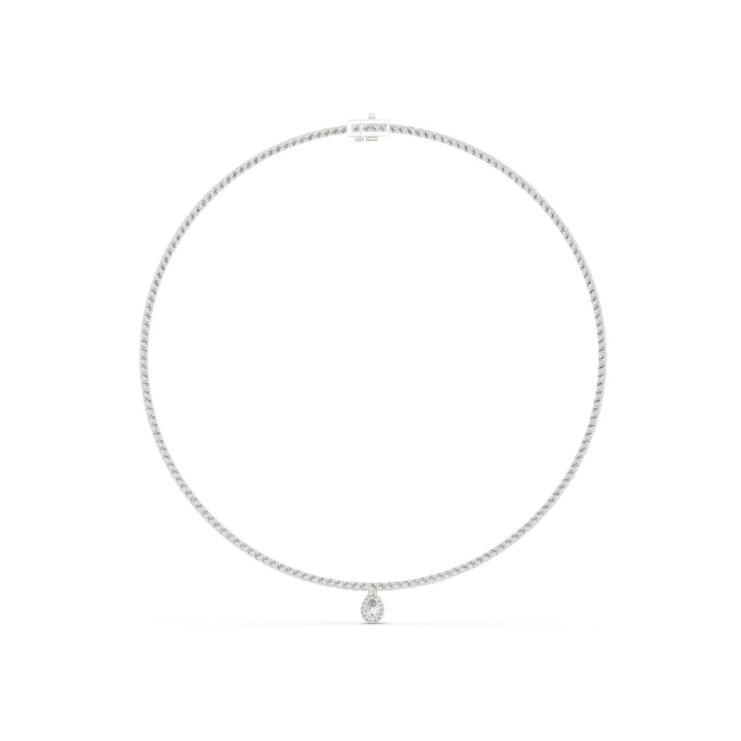 Pear Lab Grown Diamond Pendant
