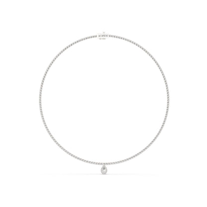 Pear Lab Grown Diamond Pendant