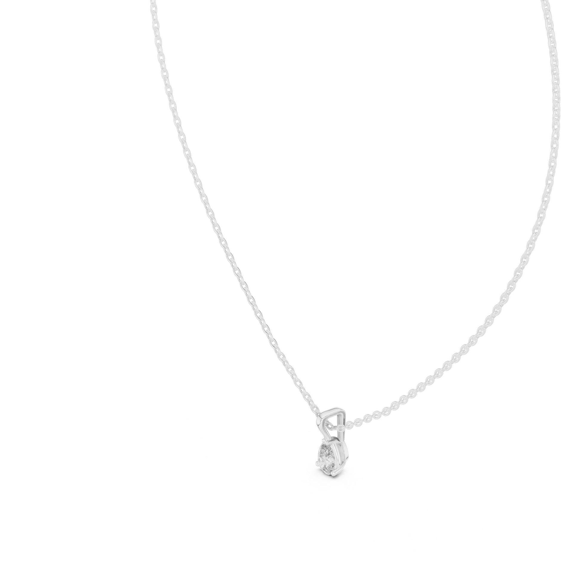 Pear Lab Grown Diamond Pendant