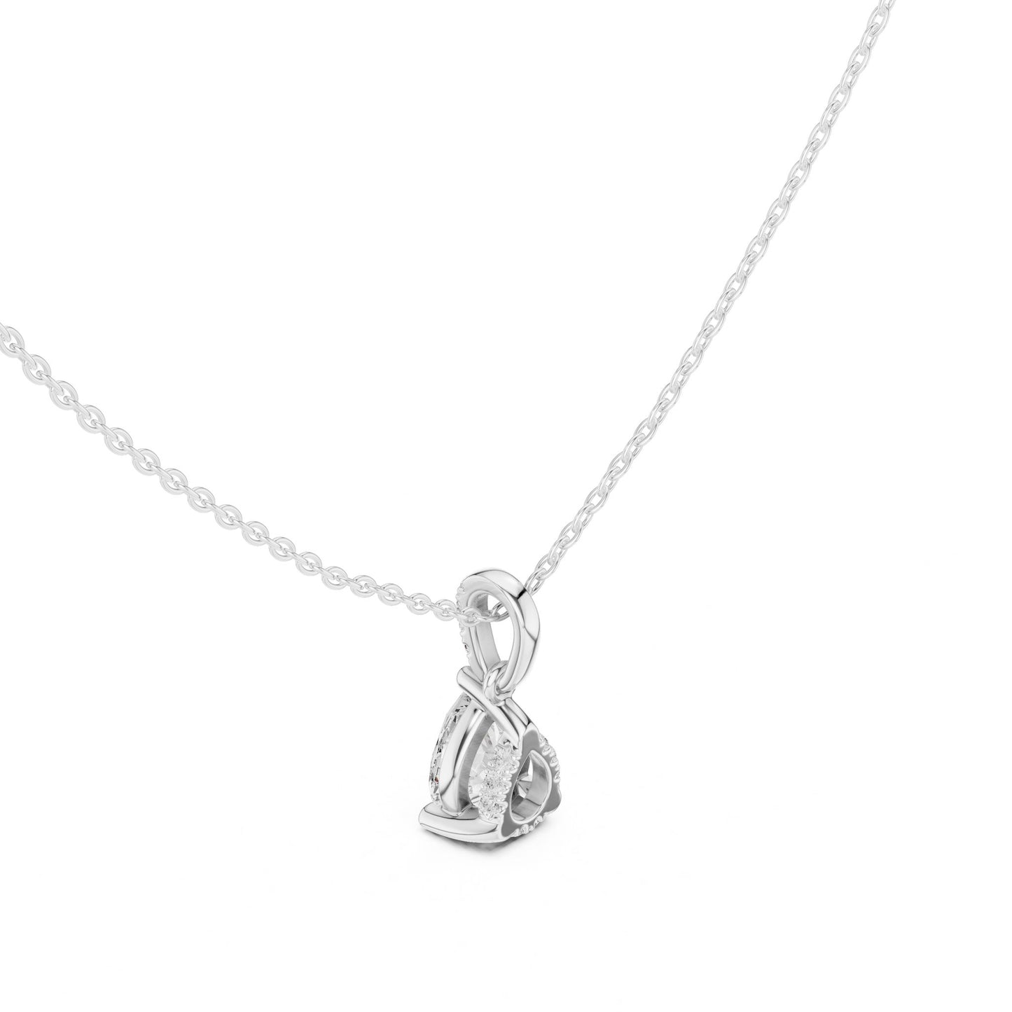 Pear Lab Grown Diamond Pendant