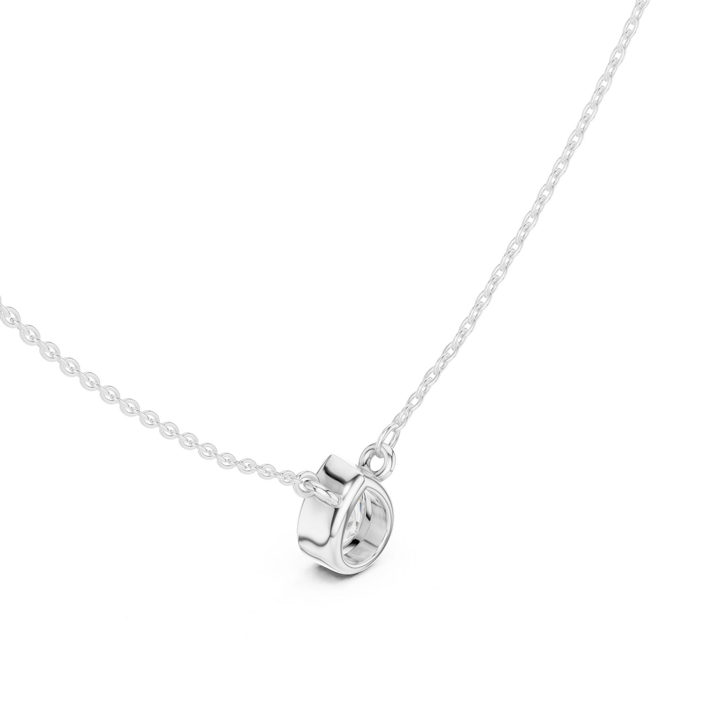 Pear Lab Grown Diamond Pendant