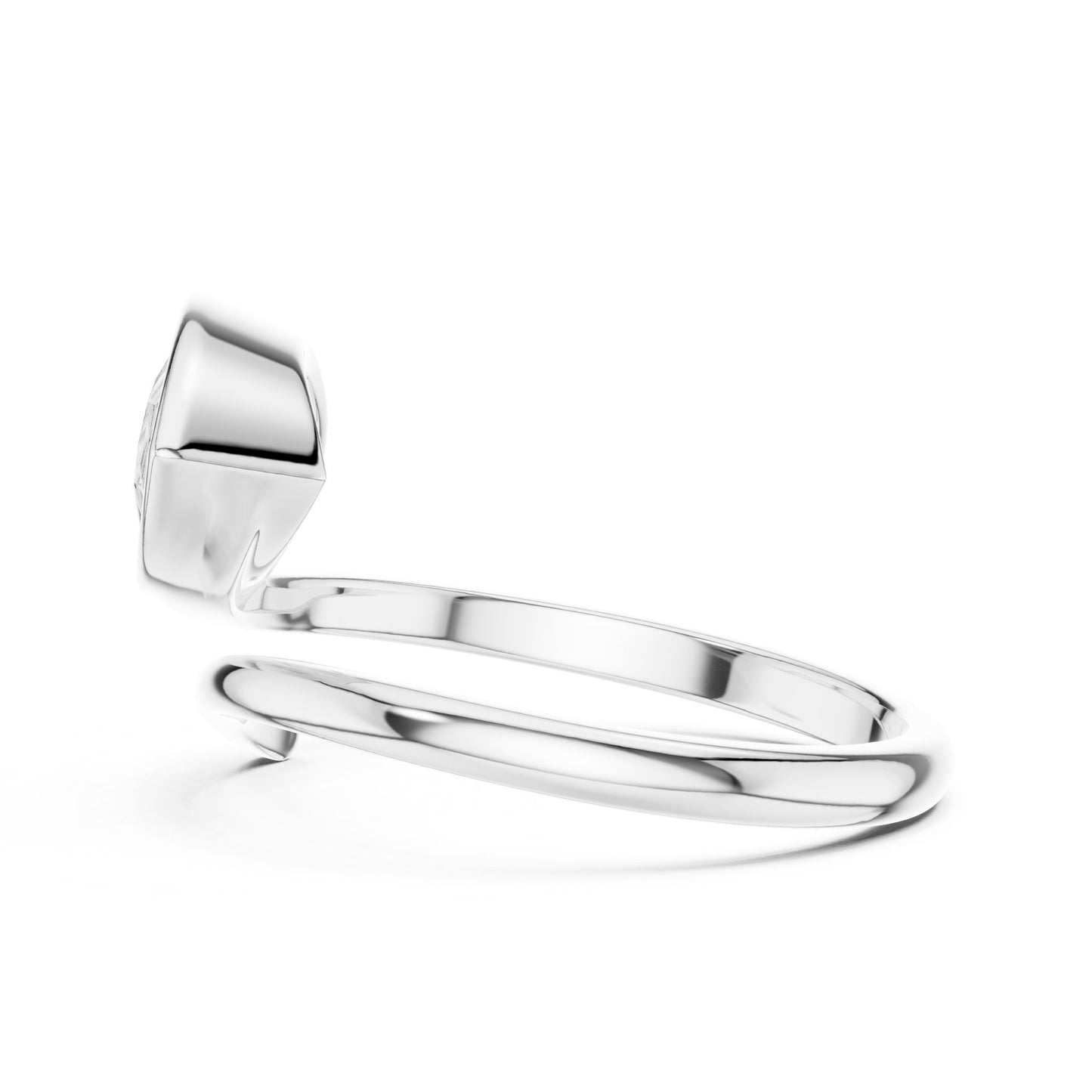 Women's Pear Lab Grown Diamond Ring