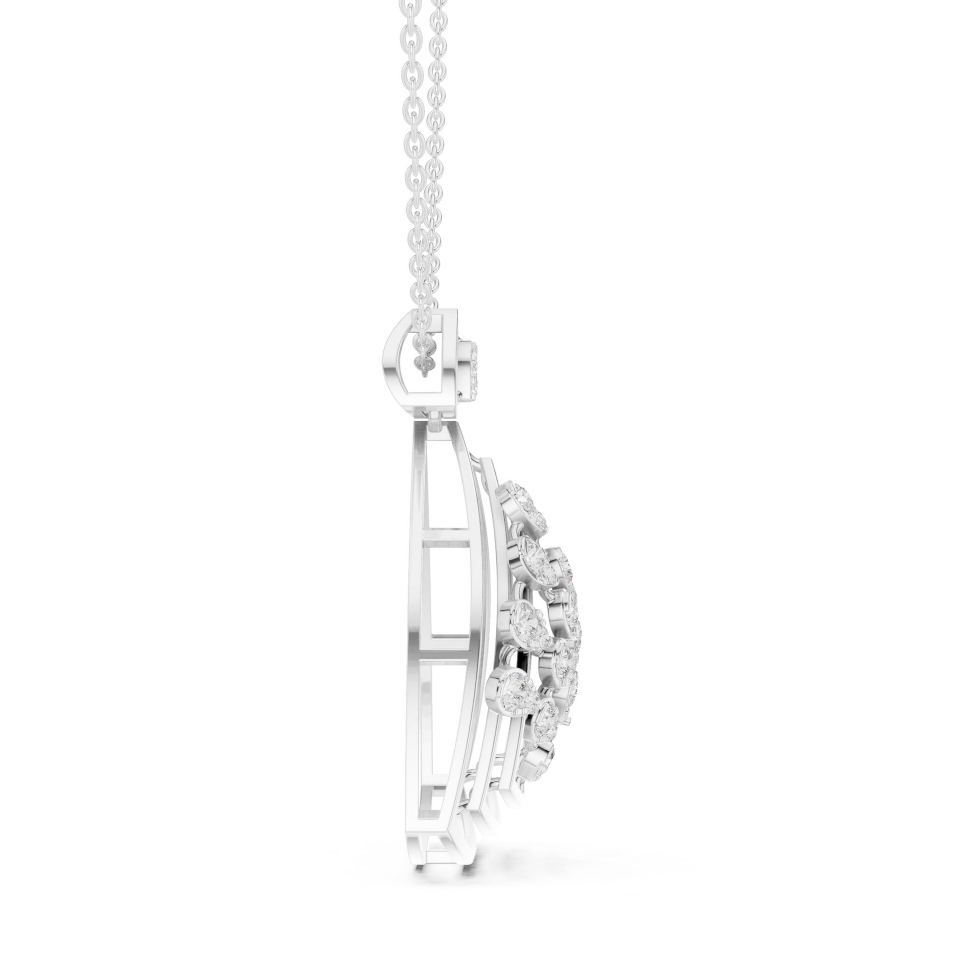 Pear Lab Grown Diamond Pendant