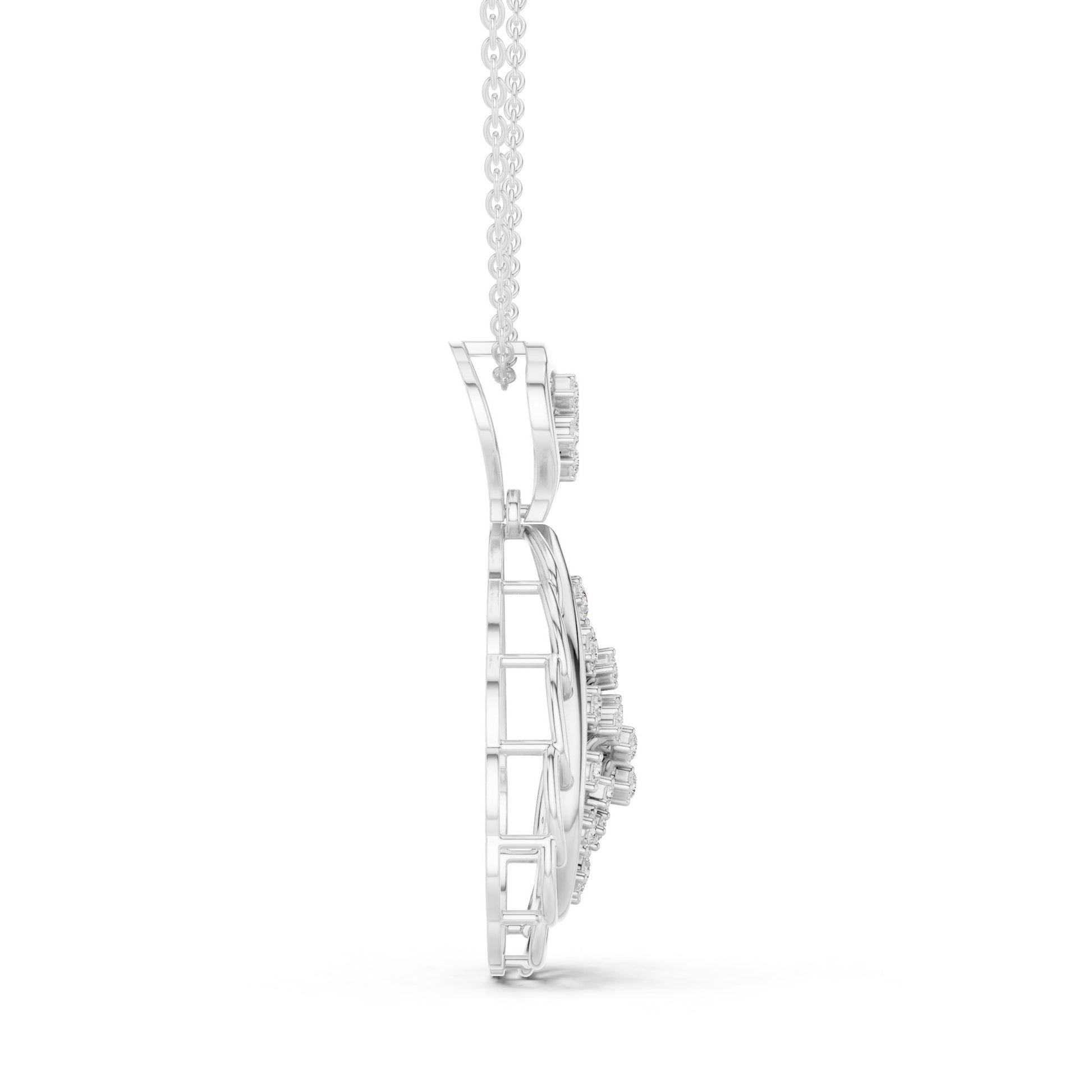 Pear Lab Grown Diamond Pendant
