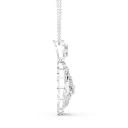 Pear Lab Grown Diamond Pendant