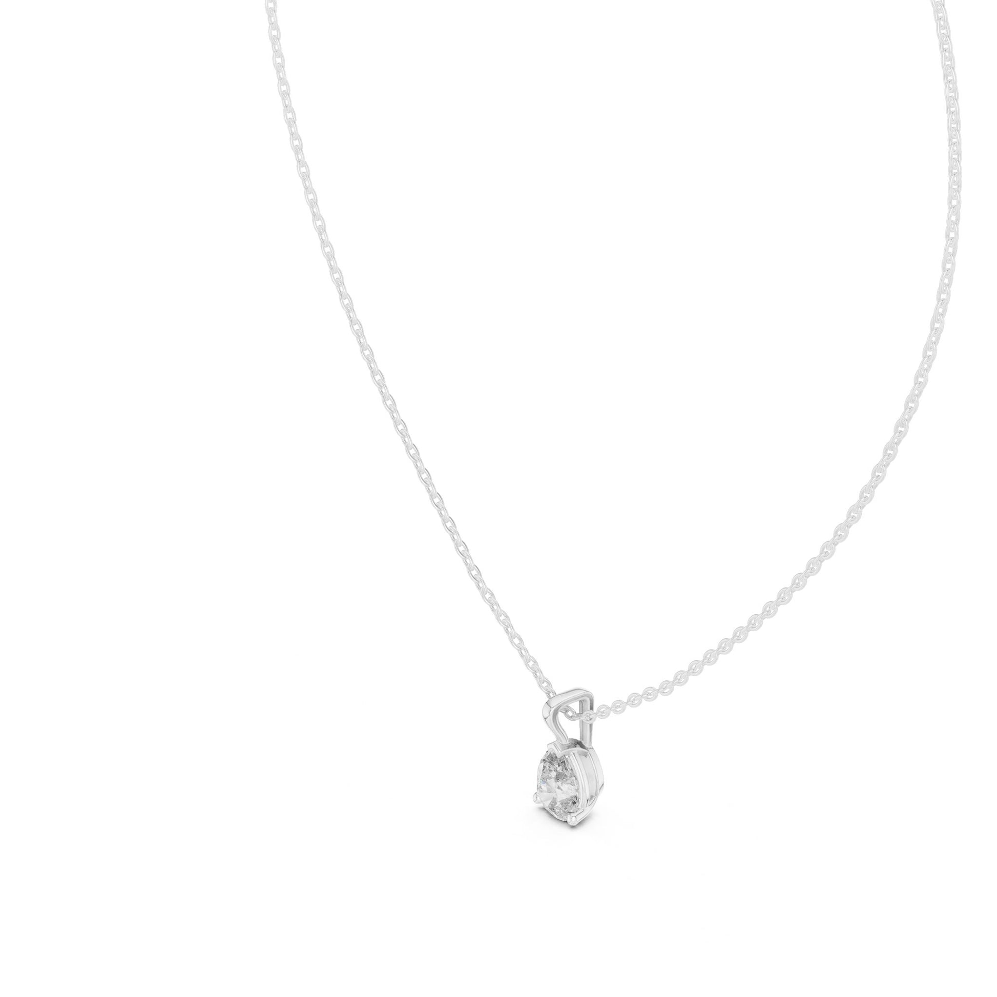 Pear Lab Grown Diamond Pendant